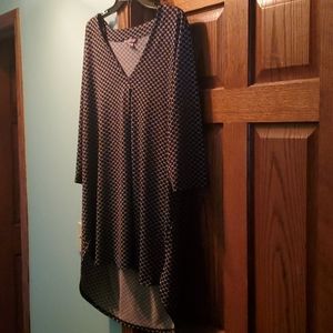 Womens XL Black & White Dress by H&M